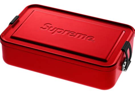 supreme sigg large metal box plus red|Supreme Sigg Large Metal Box Plus .